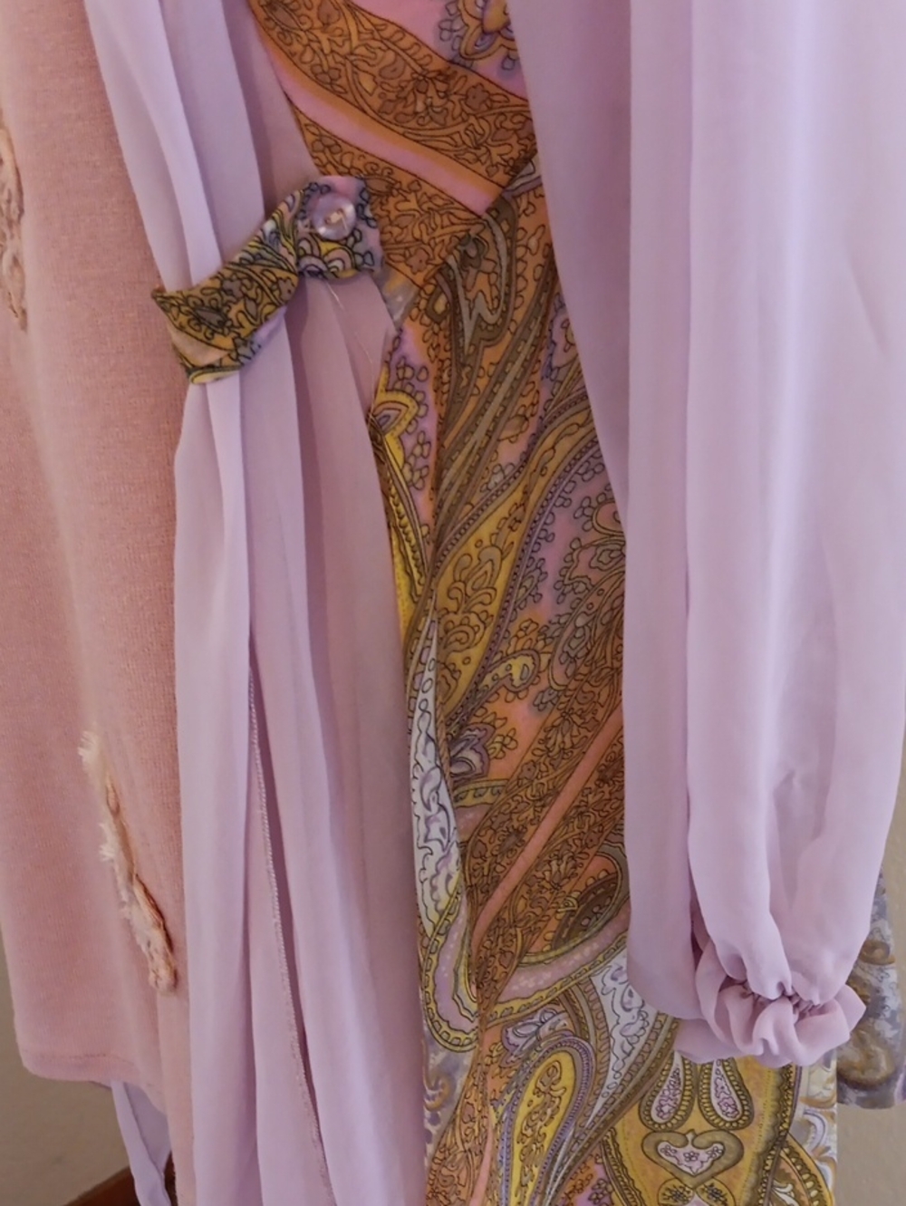 Pretty Angel Pink Bohemian Appliqed Knit Top - Picture 6 of 11